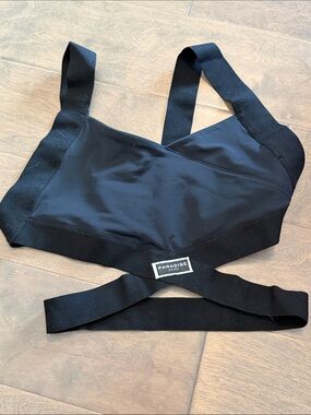 aerie Black Cross-Strap Sports Bralette